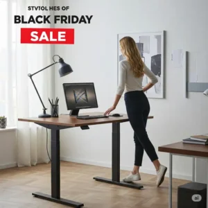 "Explore adjustable height black friday standing desk options on sale."