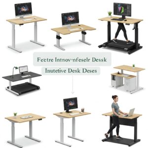 "Various types of movement desks available, including electric, manual, and treadmill options."
