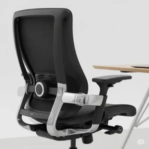 The Allsteel Acuity office chair, showcasing its unique design and advanced ergonomic capabilities for a productive workspace.