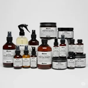 Eco-friendly packaging of Davines Purifying Shampoo, highlighting the brand's commitment to sustainability.