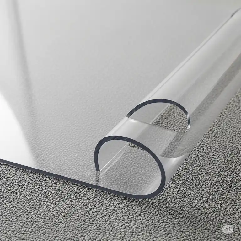 Durable office chair mat for carpeted floors polycarbonate designed for superior protection and smooth rolling.