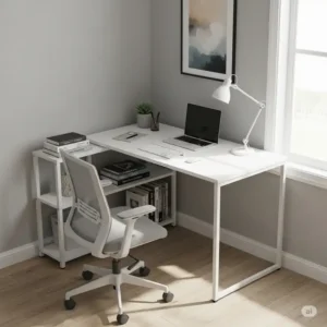 Compact and space-saving office desks discount ideal for a small home office, available at a special sale.