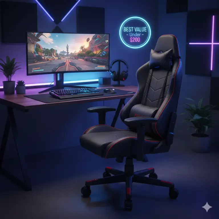 Best gaming chairs under 200 for comfortable and ergonomic gaming setups.
