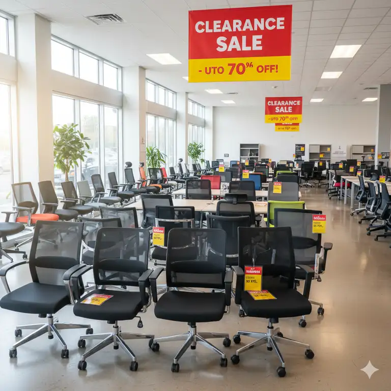 Discover incredible deals on a wide selection of ergonomic and stylish office chairs during our limited-time office chair clearance sale.