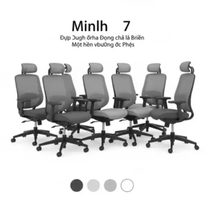 Montage displaying the various color options available for the small ergonomic office chair to match any office decor. 