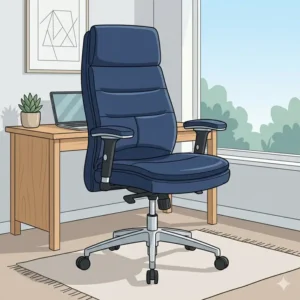 3-home-office-setup-blue-leather-office-chair